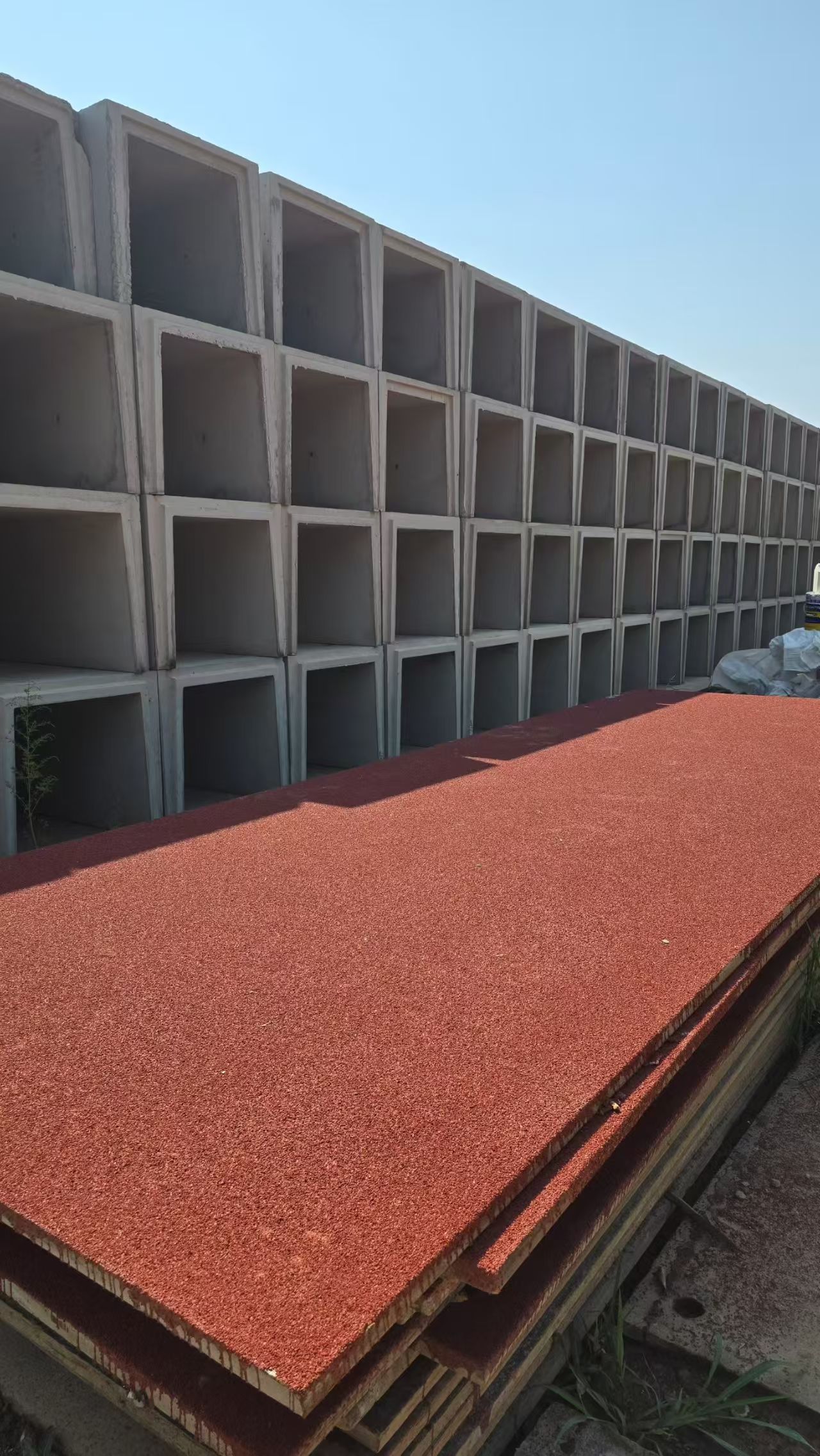 排水沟流水槽拼接安装