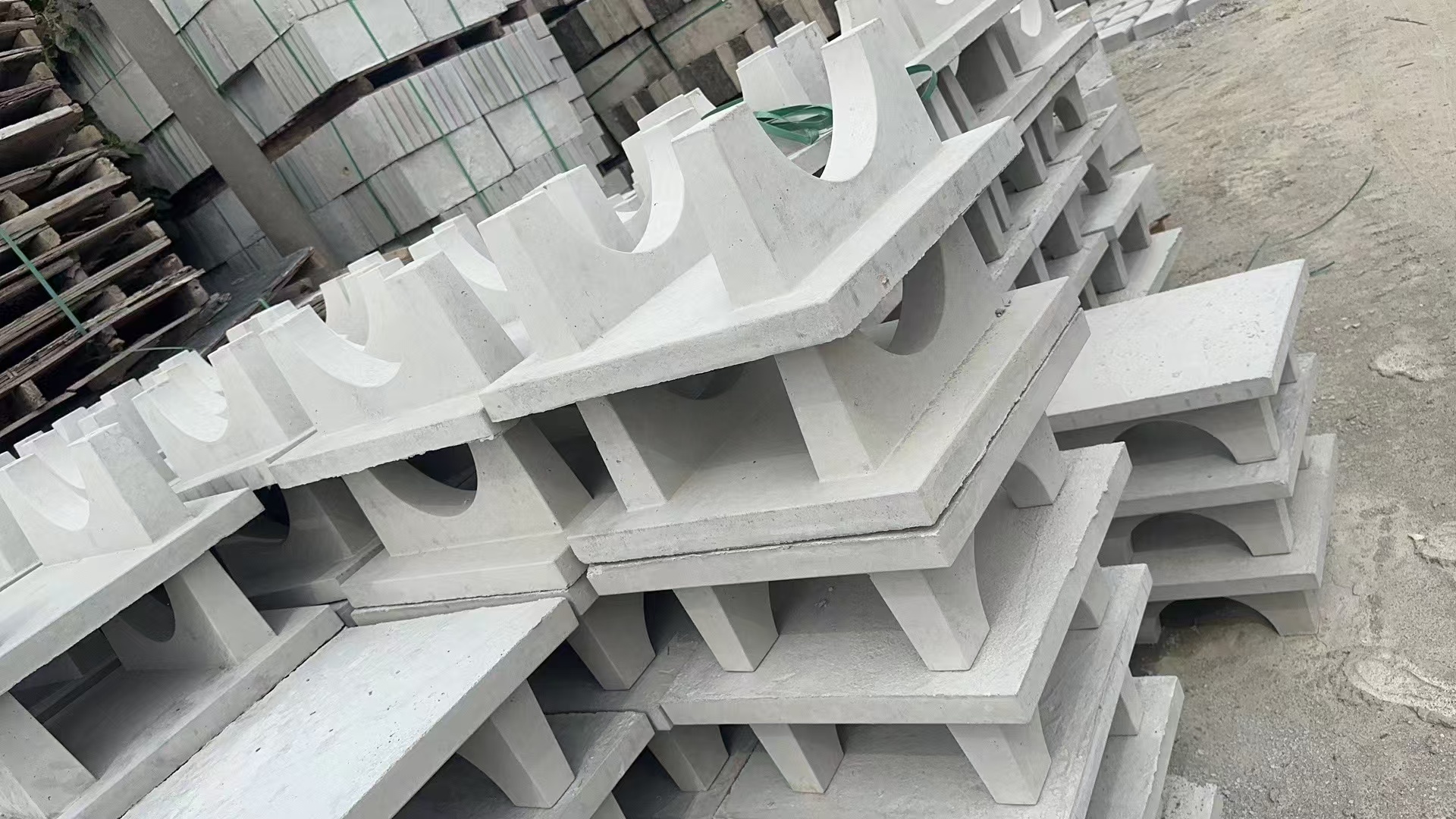 隔热架空板施工现场